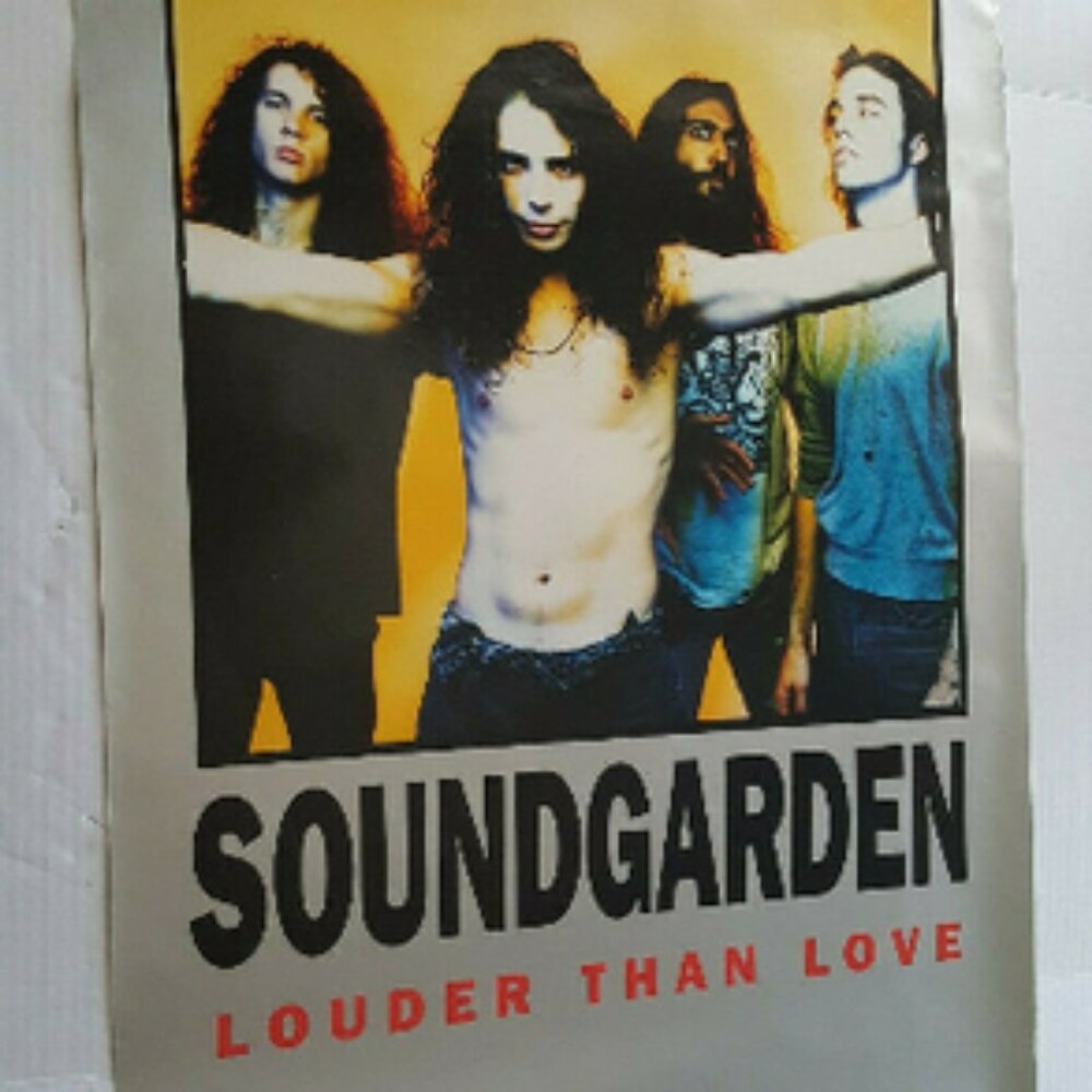Vintage SOUNDGARDEN Louder Than Love POSTER  36" x 24" RARE Promo Only 1989